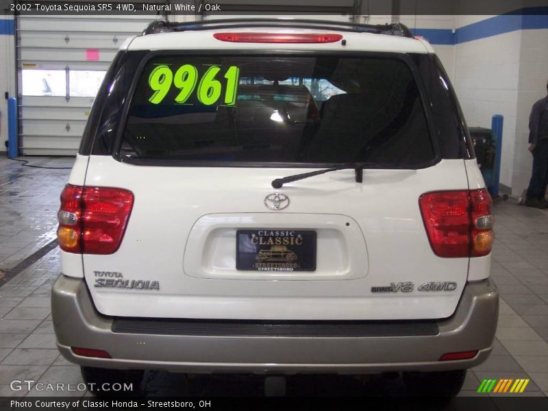 Natural White / Oak 2002 Toyota Sequoia SR5 4WD