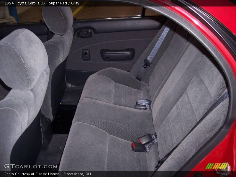 Super Red / Gray 1994 Toyota Corolla DX