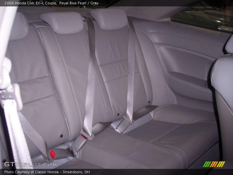 Royal Blue Pearl / Gray 2009 Honda Civic EX-L Coupe