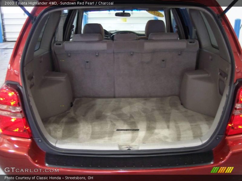 Sundown Red Pearl / Charcoal 2003 Toyota Highlander 4WD