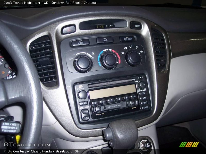 Sundown Red Pearl / Charcoal 2003 Toyota Highlander 4WD