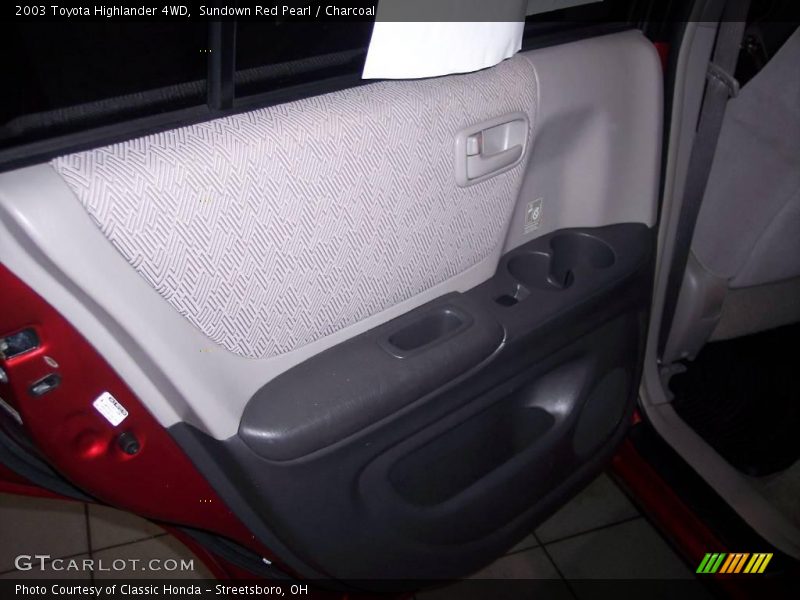 Sundown Red Pearl / Charcoal 2003 Toyota Highlander 4WD