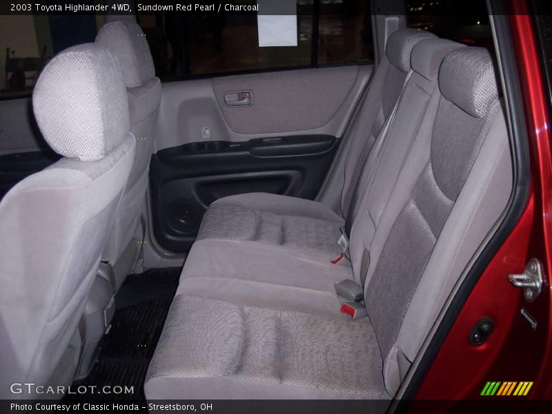 Sundown Red Pearl / Charcoal 2003 Toyota Highlander 4WD