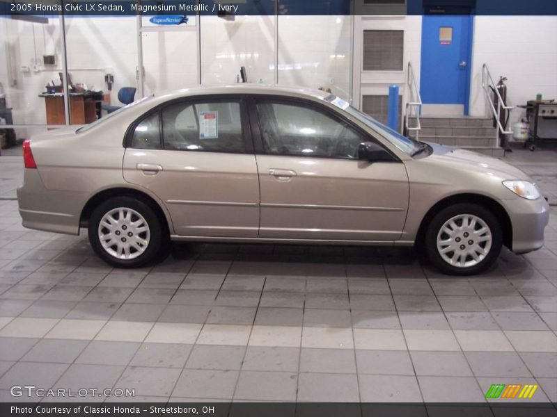 Magnesium Metallic / Ivory 2005 Honda Civic LX Sedan