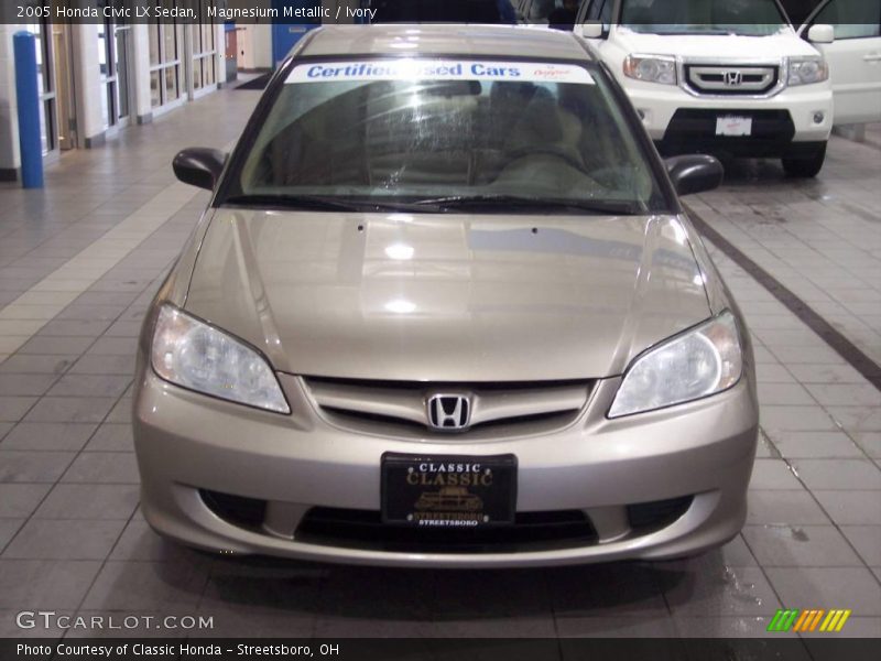 Magnesium Metallic / Ivory 2005 Honda Civic LX Sedan