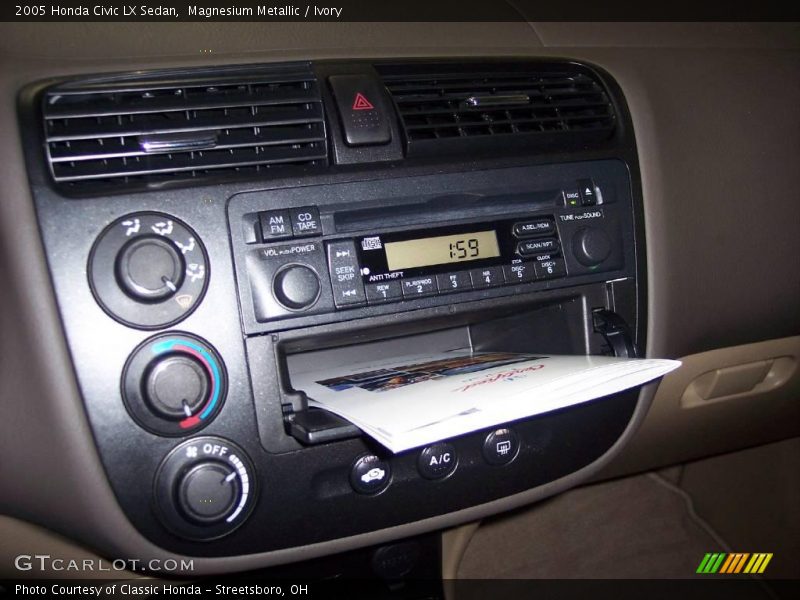 Magnesium Metallic / Ivory 2005 Honda Civic LX Sedan