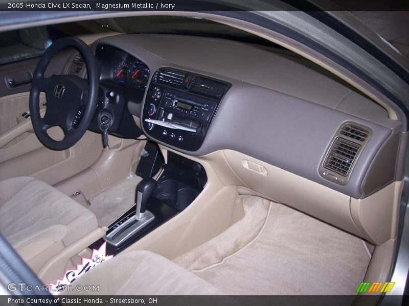 Magnesium Metallic / Ivory 2005 Honda Civic LX Sedan