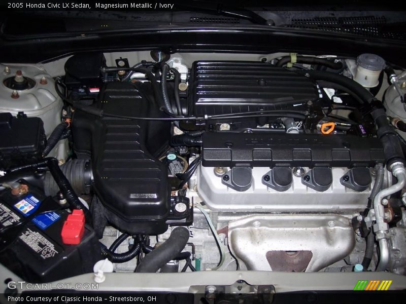 Magnesium Metallic / Ivory 2005 Honda Civic LX Sedan