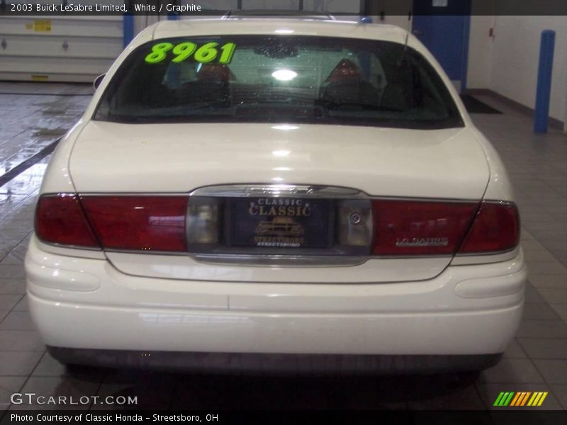 White / Graphite 2003 Buick LeSabre Limited