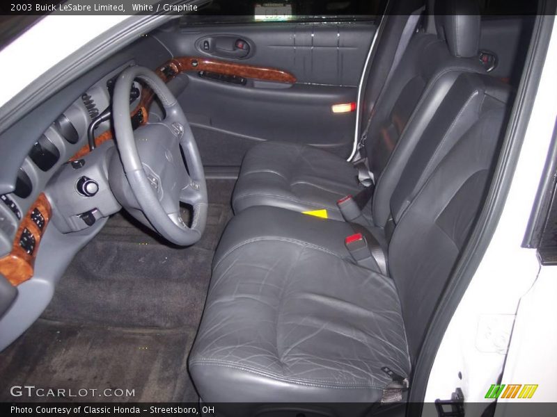 White / Graphite 2003 Buick LeSabre Limited
