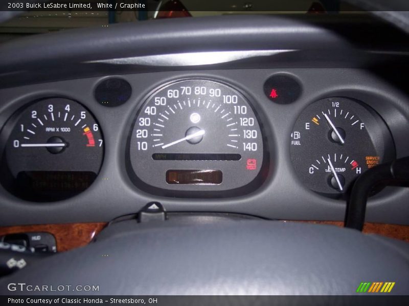 White / Graphite 2003 Buick LeSabre Limited