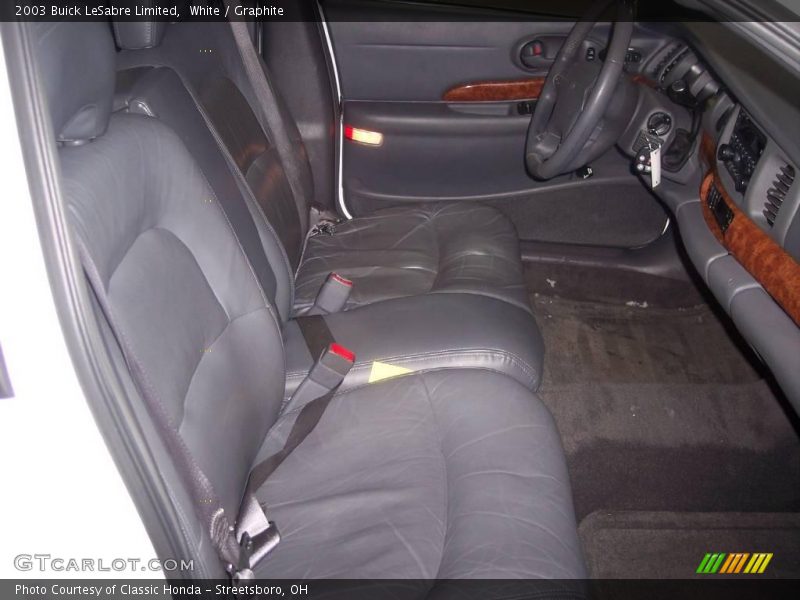White / Graphite 2003 Buick LeSabre Limited