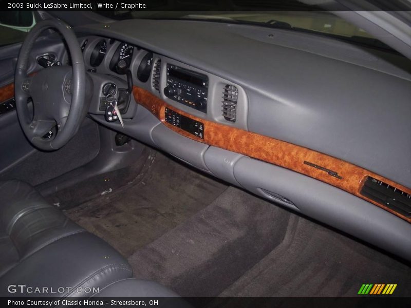 White / Graphite 2003 Buick LeSabre Limited