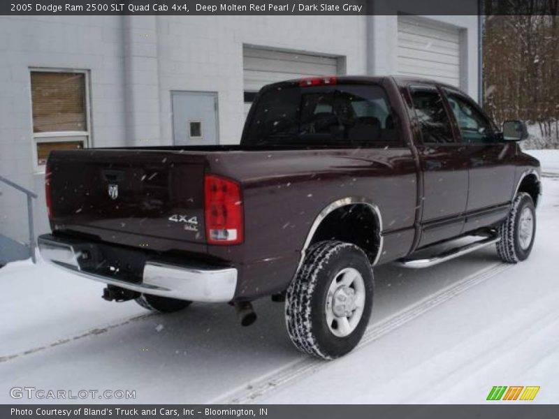 Deep Molten Red Pearl / Dark Slate Gray 2005 Dodge Ram 2500 SLT Quad Cab 4x4