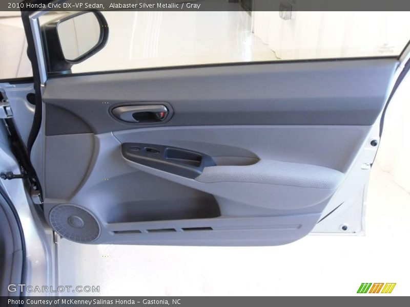 Alabaster Silver Metallic / Gray 2010 Honda Civic DX-VP Sedan