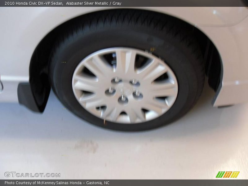 Alabaster Silver Metallic / Gray 2010 Honda Civic DX-VP Sedan