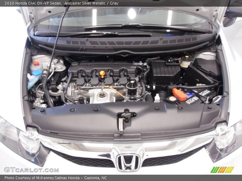 Alabaster Silver Metallic / Gray 2010 Honda Civic DX-VP Sedan