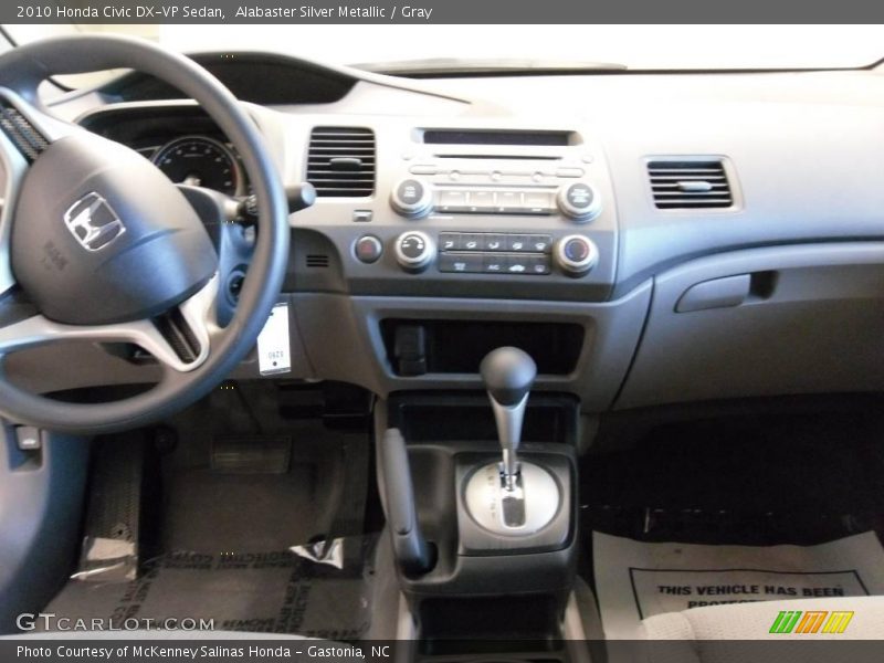 Alabaster Silver Metallic / Gray 2010 Honda Civic DX-VP Sedan