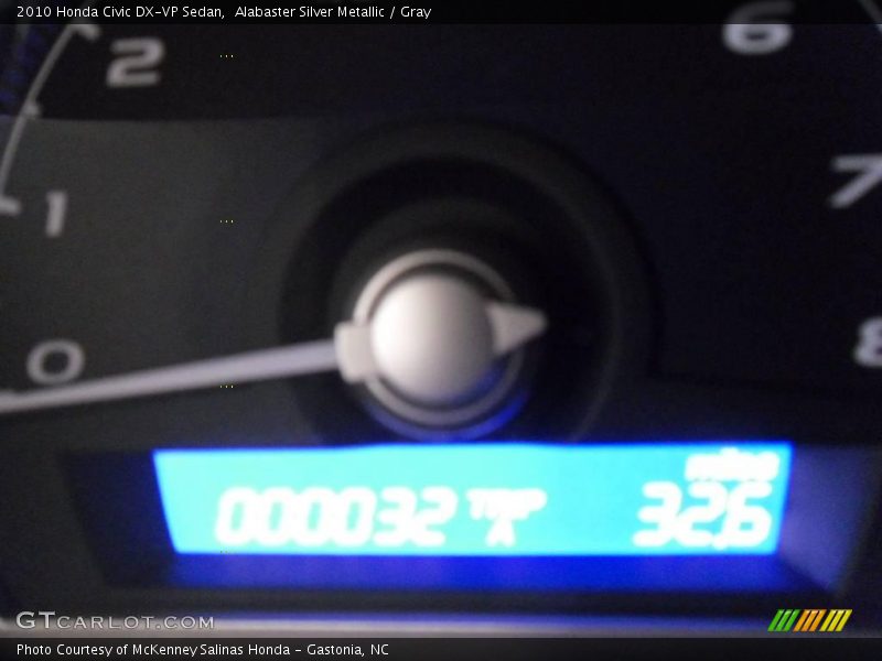 Alabaster Silver Metallic / Gray 2010 Honda Civic DX-VP Sedan
