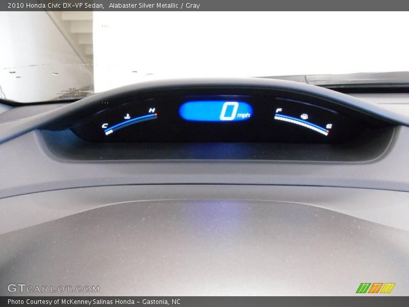 Alabaster Silver Metallic / Gray 2010 Honda Civic DX-VP Sedan