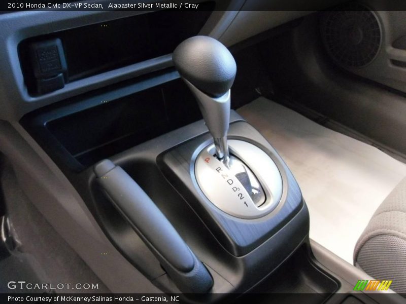 Alabaster Silver Metallic / Gray 2010 Honda Civic DX-VP Sedan