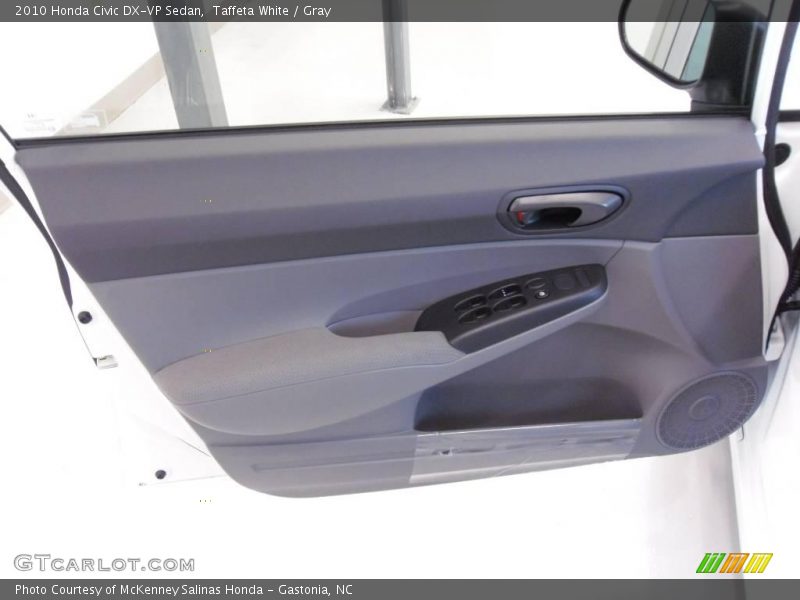 Taffeta White / Gray 2010 Honda Civic DX-VP Sedan
