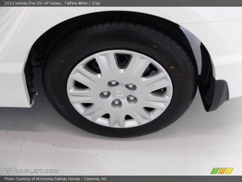 Taffeta White / Gray 2010 Honda Civic DX-VP Sedan