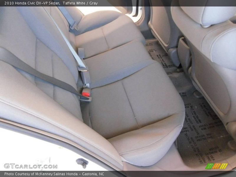 Taffeta White / Gray 2010 Honda Civic DX-VP Sedan