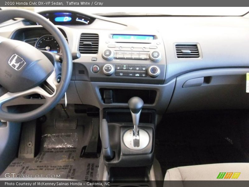 Taffeta White / Gray 2010 Honda Civic DX-VP Sedan