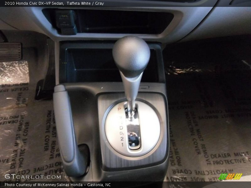 Taffeta White / Gray 2010 Honda Civic DX-VP Sedan