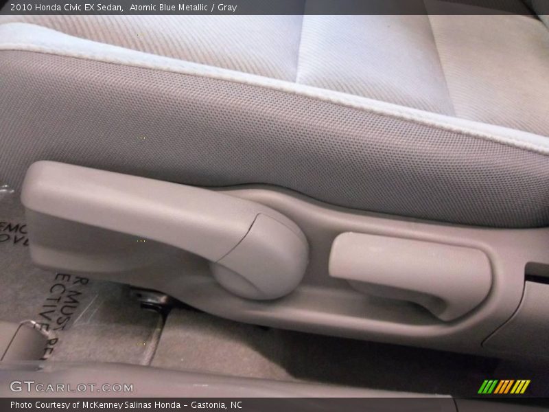 Atomic Blue Metallic / Gray 2010 Honda Civic EX Sedan