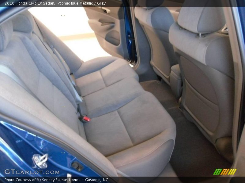 Atomic Blue Metallic / Gray 2010 Honda Civic EX Sedan