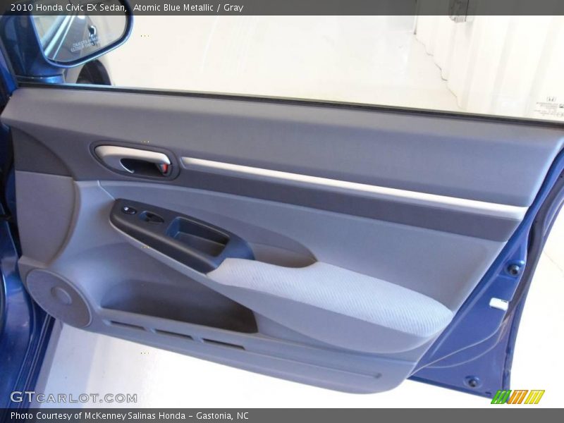 Atomic Blue Metallic / Gray 2010 Honda Civic EX Sedan