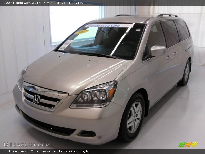 Silver Pearl Metallic / Gray 2007 Honda Odyssey EX