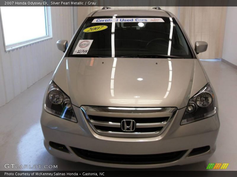 Silver Pearl Metallic / Gray 2007 Honda Odyssey EX