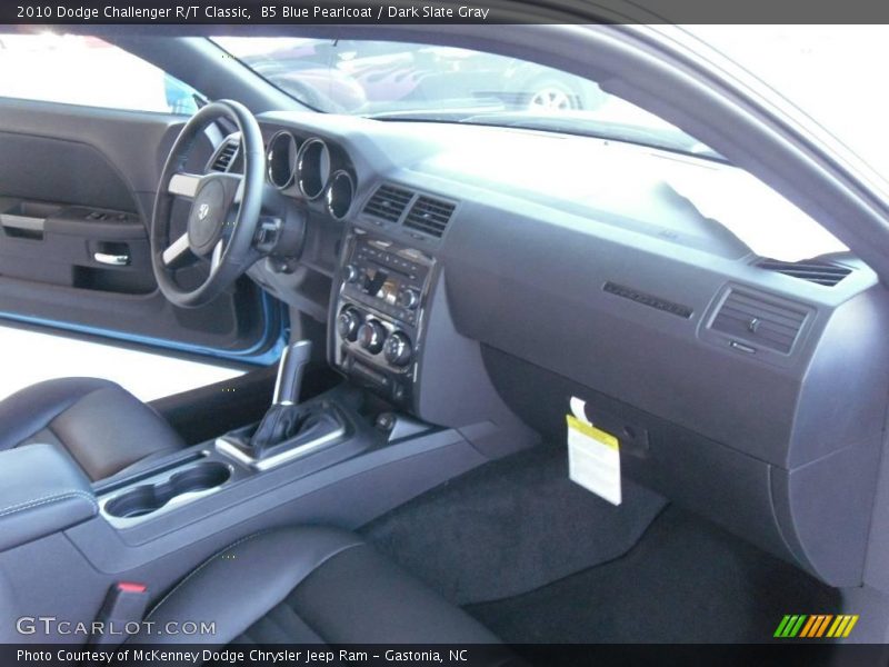 B5 Blue Pearlcoat / Dark Slate Gray 2010 Dodge Challenger R/T Classic