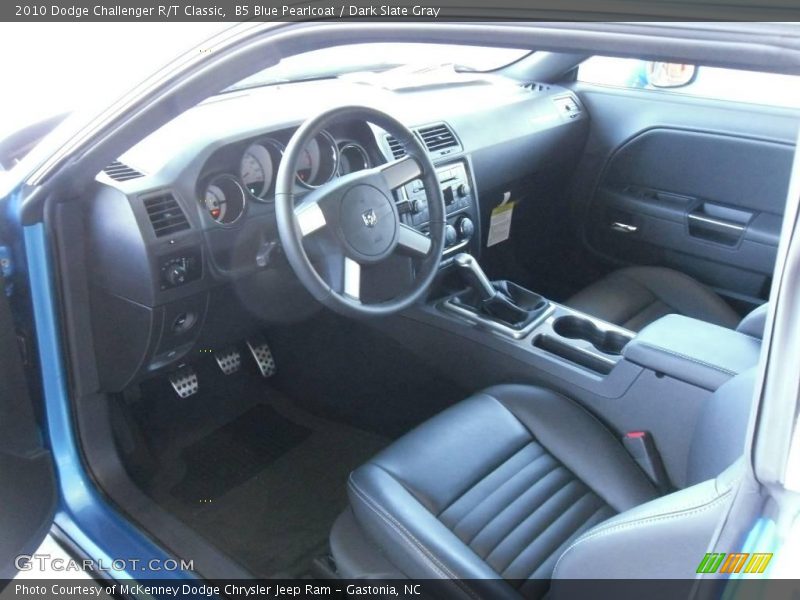 B5 Blue Pearlcoat / Dark Slate Gray 2010 Dodge Challenger R/T Classic