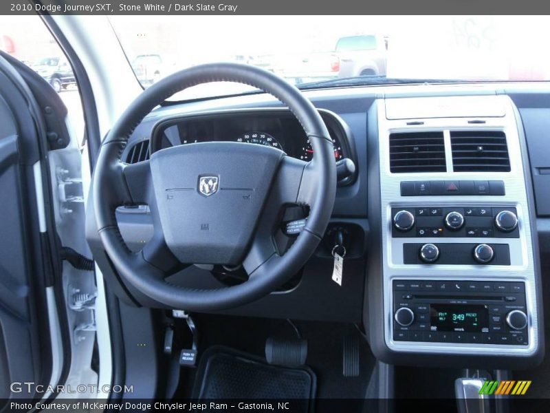 Stone White / Dark Slate Gray 2010 Dodge Journey SXT