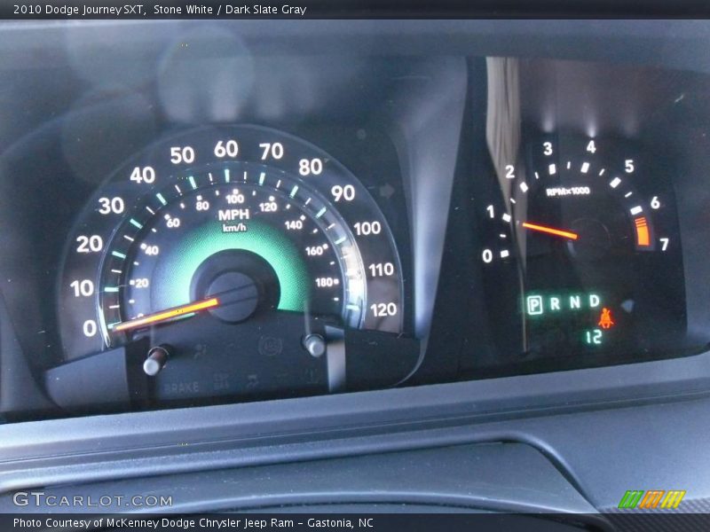 Stone White / Dark Slate Gray 2010 Dodge Journey SXT