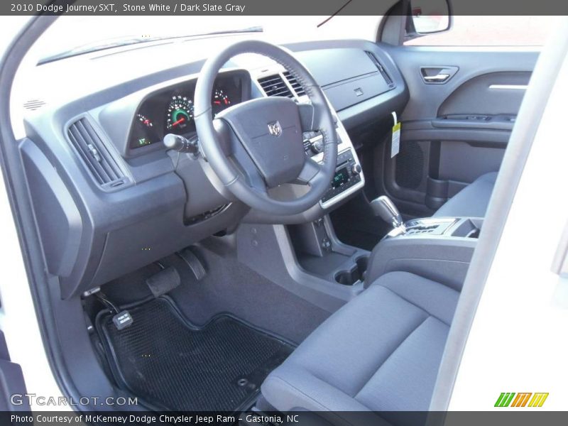 Stone White / Dark Slate Gray 2010 Dodge Journey SXT
