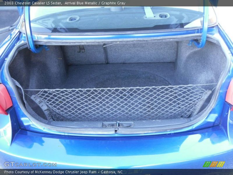 Arrival Blue Metallic / Graphite Gray 2003 Chevrolet Cavalier LS Sedan