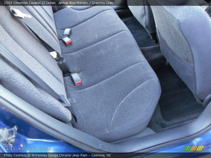 Arrival Blue Metallic / Graphite Gray 2003 Chevrolet Cavalier LS Sedan