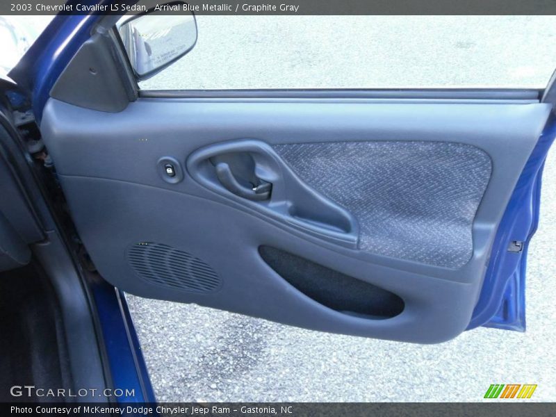 Arrival Blue Metallic / Graphite Gray 2003 Chevrolet Cavalier LS Sedan