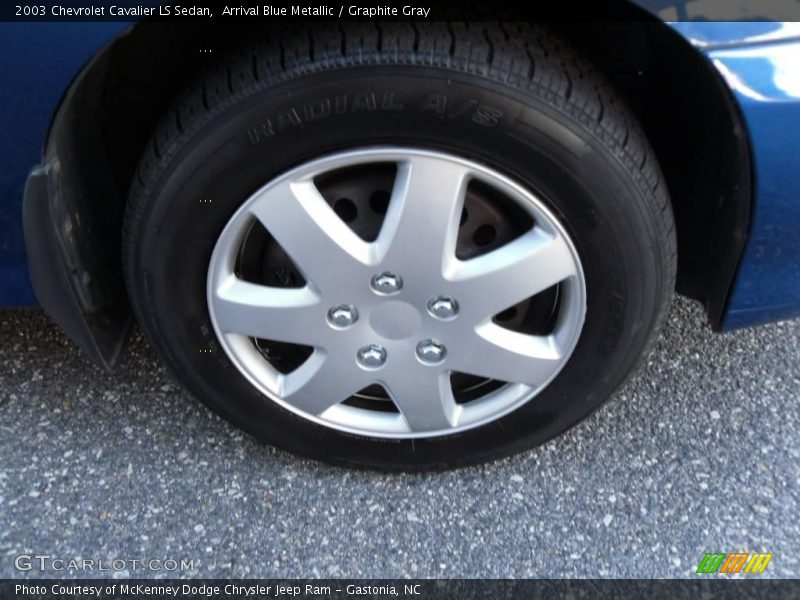 Arrival Blue Metallic / Graphite Gray 2003 Chevrolet Cavalier LS Sedan