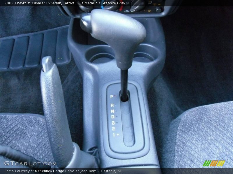 Arrival Blue Metallic / Graphite Gray 2003 Chevrolet Cavalier LS Sedan