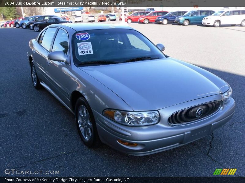 Steelmist Gray Metallic / Medium Gray 2004 Buick LeSabre Custom