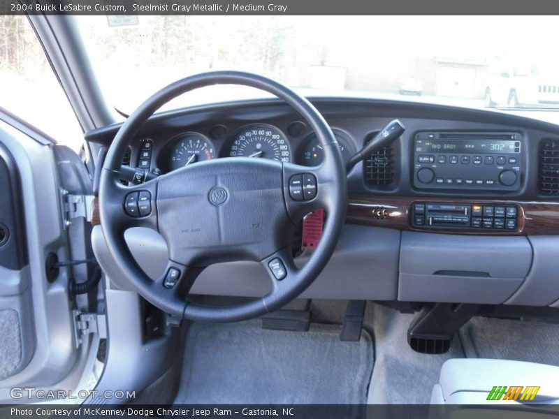 Steelmist Gray Metallic / Medium Gray 2004 Buick LeSabre Custom