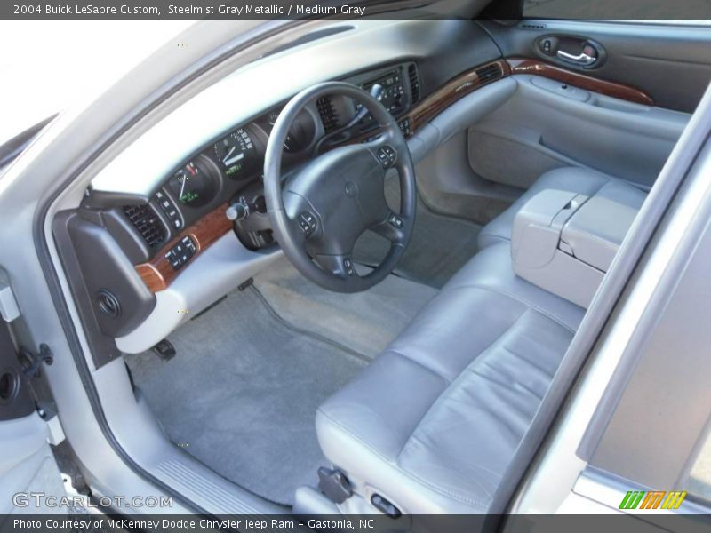 Steelmist Gray Metallic / Medium Gray 2004 Buick LeSabre Custom