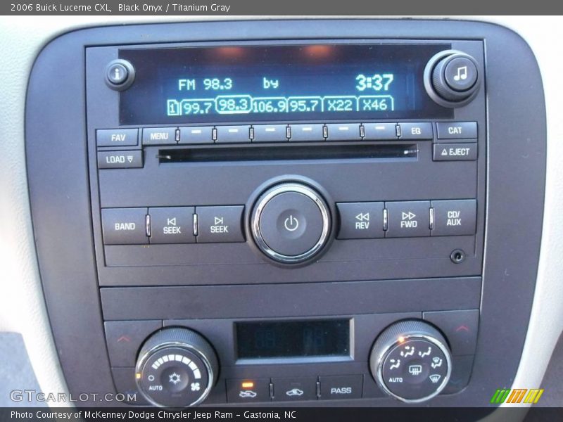 Black Onyx / Titanium Gray 2006 Buick Lucerne CXL