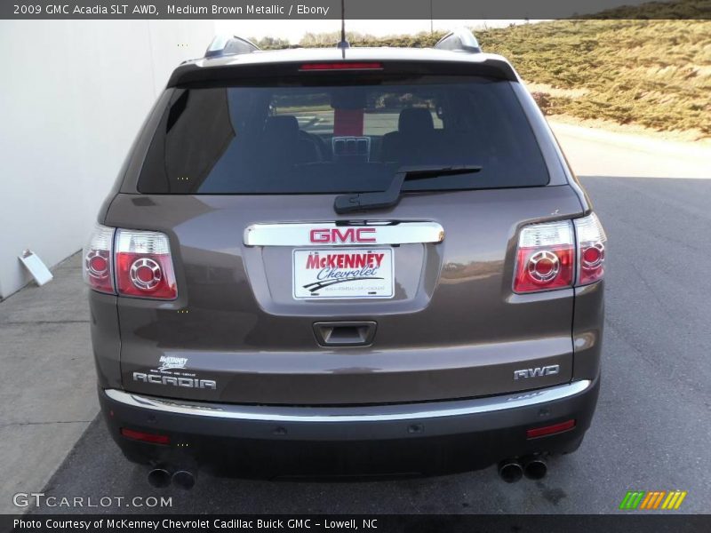 Medium Brown Metallic / Ebony 2009 GMC Acadia SLT AWD